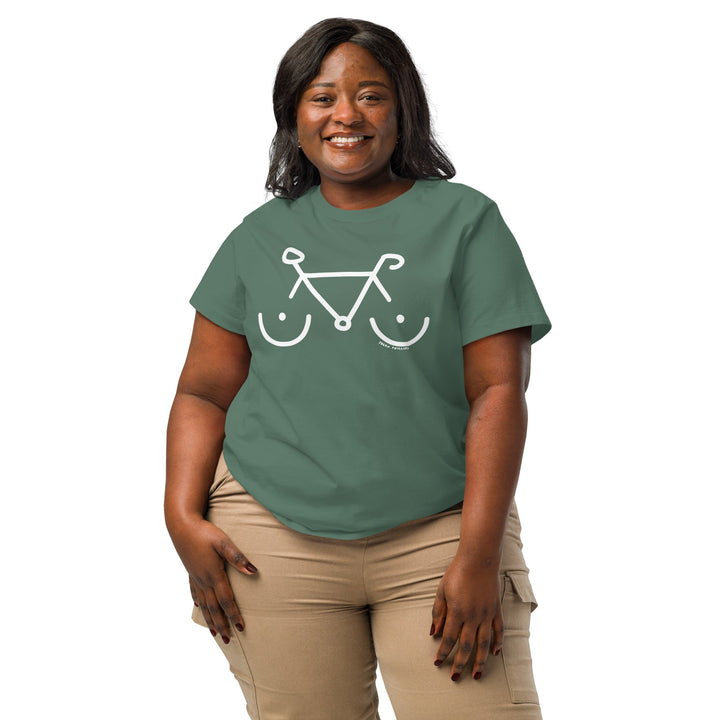 'Bike Rack' Women's Fitted Tee - The Fun Shop by Tegan