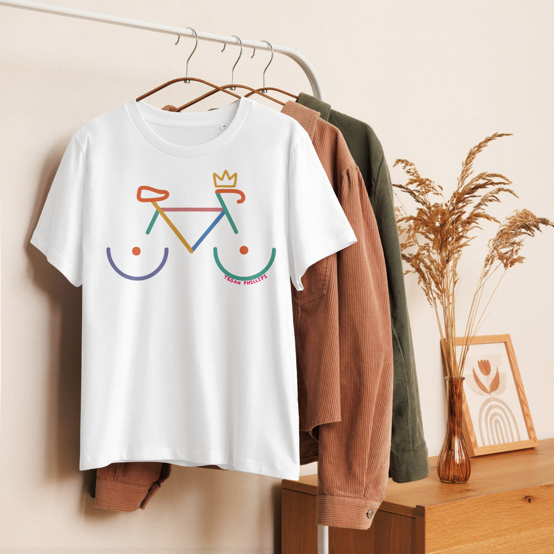 'Bike Rack' Women's Fitted Tee - The Fun Shop by Tegan