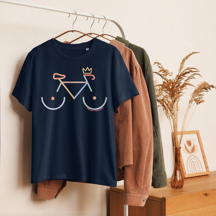 'Bike Rack' Women's Fitted Tee - The Fun Shop by Tegan