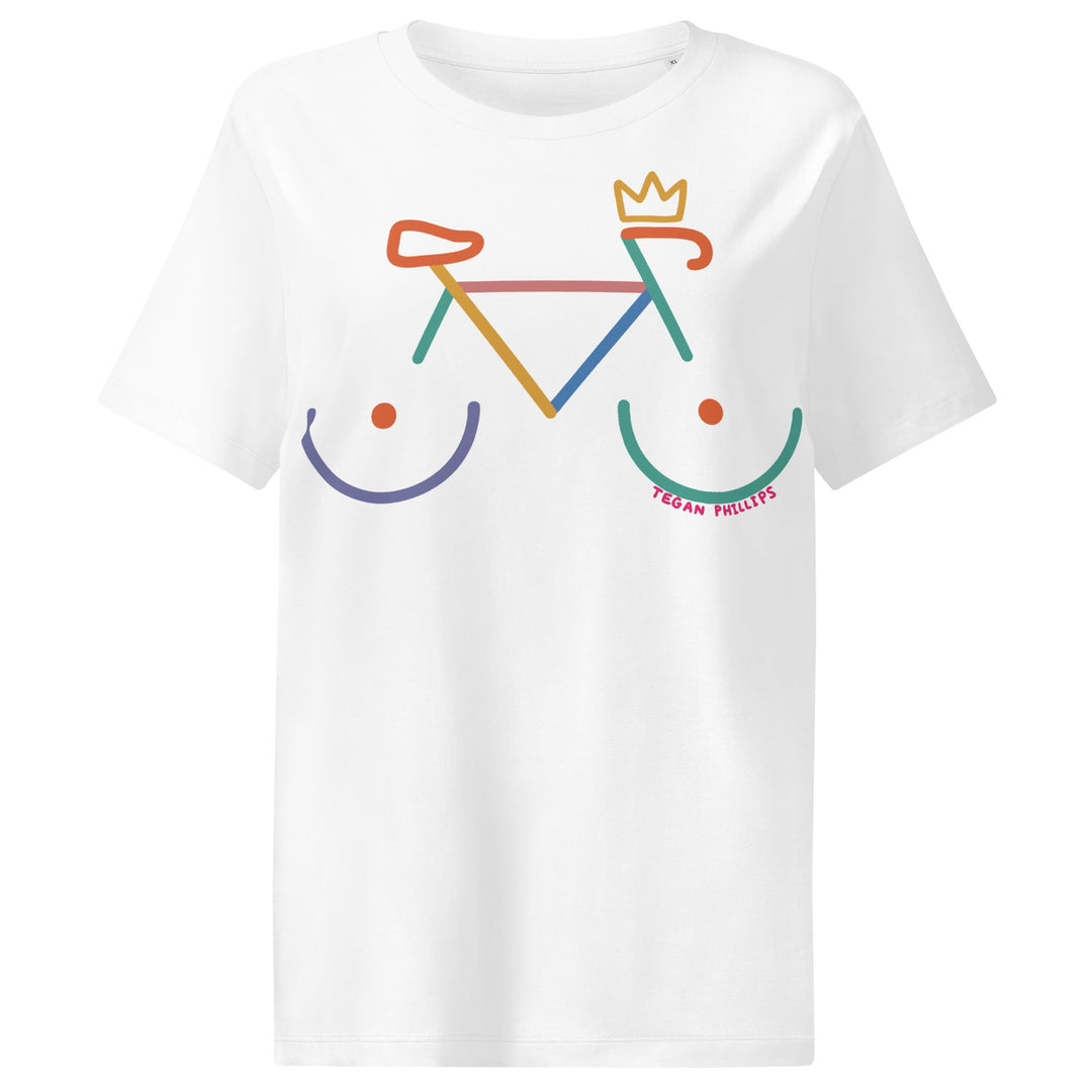 'Bike Rack' Women's Fitted Tee - The Fun Shop by Tegan