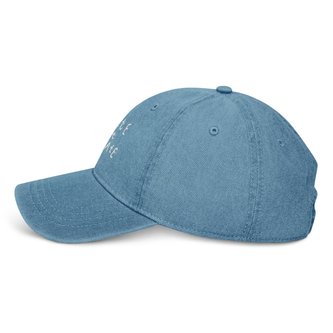 'Create Don't Potate' Denim Cap - The Fun Shop by Tegan