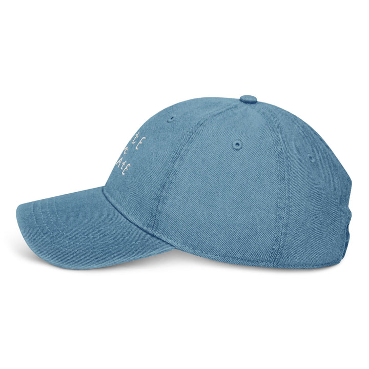 'Create Don't Potate' Denim Cap - The Fun Shop by Tegan