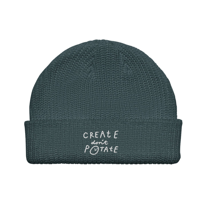 'Create Don't Potate' Fisherman beanie - The Fun Shop by Tegan