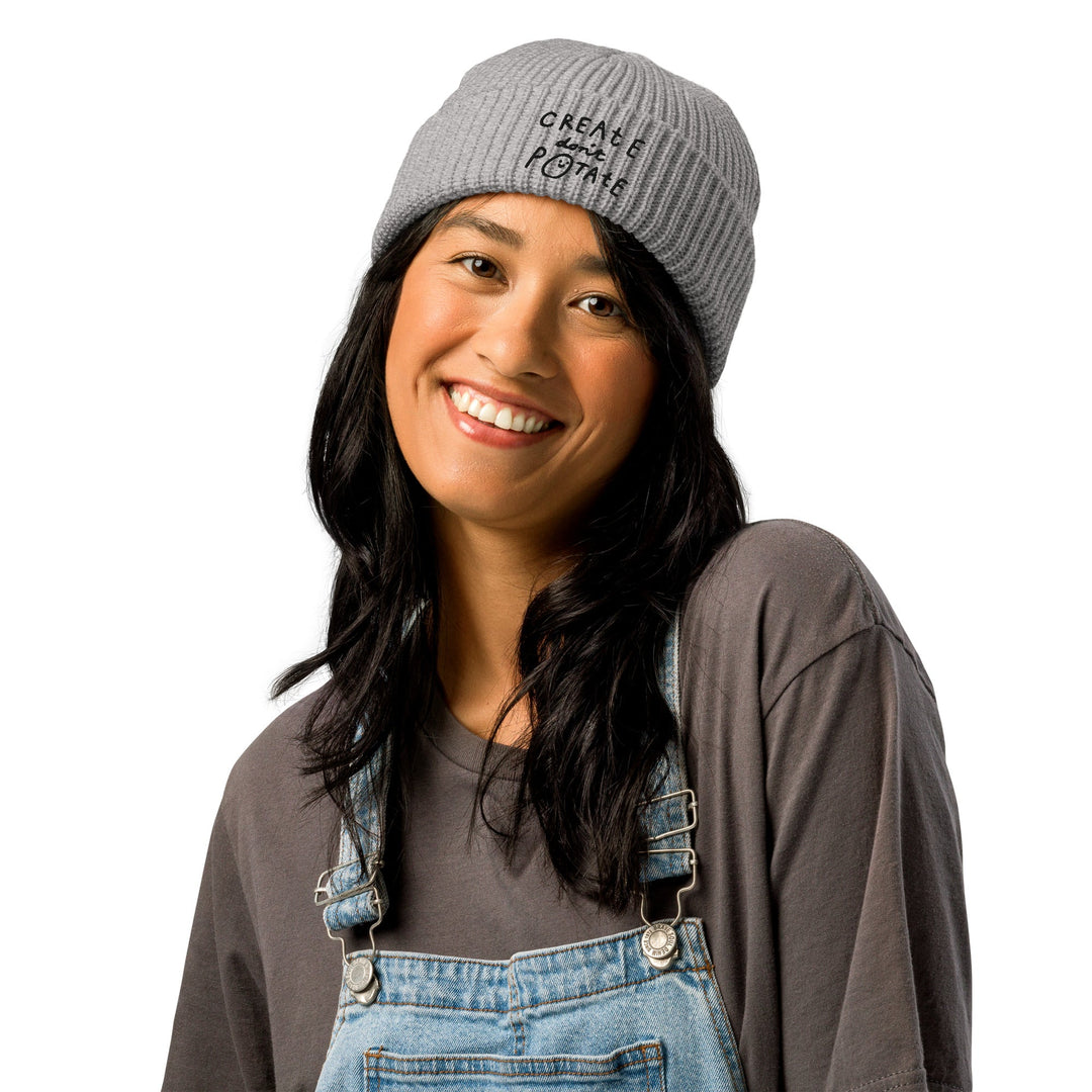 'Create Don't Potate' Fisherman beanie - The Fun Shop by Tegan