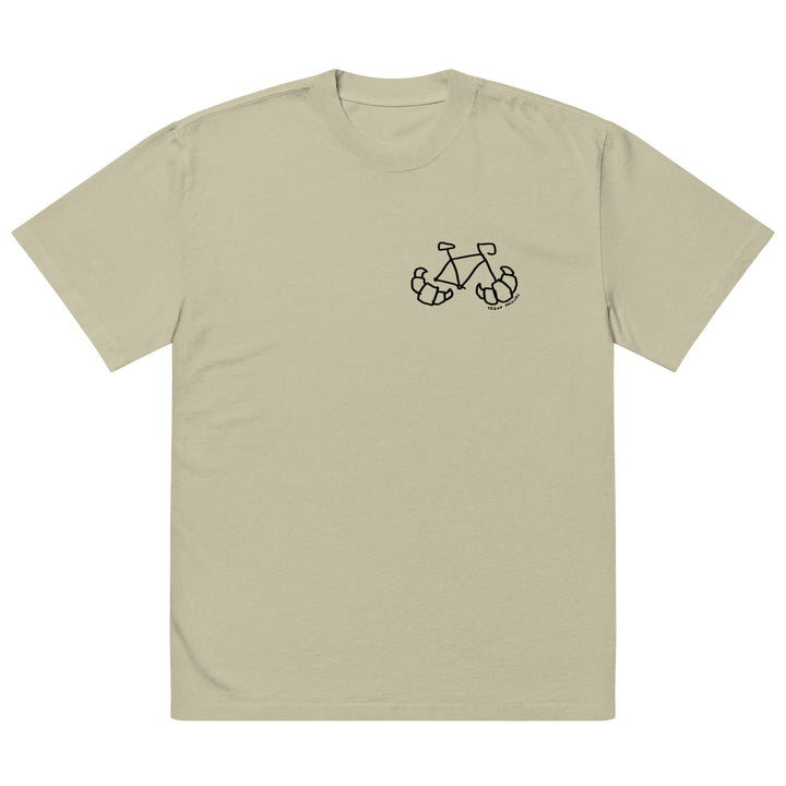 'Croissant Rack' Season of the Femmes Oversized tee - The Fun Shop by Tegan