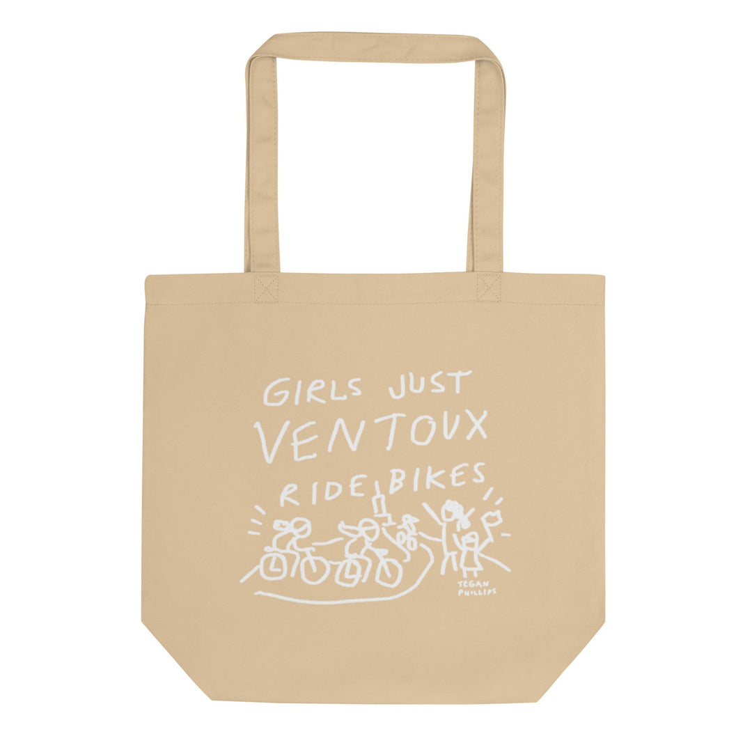 'Girls Just Ventoux Ride Bikes' Femmes Season Eco Tote Bag - The Fun Shop by Tegan
