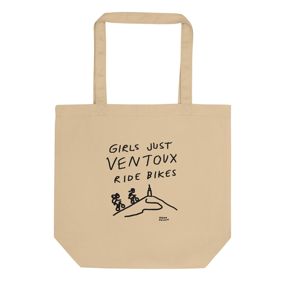 'Girls Just Ventoux Ride Bikes' Femmes Season Eco Tote Bag - The Fun Shop by Tegan