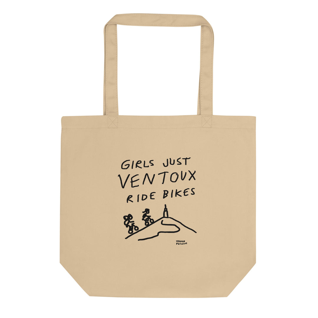 'Girls Just Ventoux Ride Bikes' Femmes Season Eco Tote Bag - The Fun Shop by Tegan