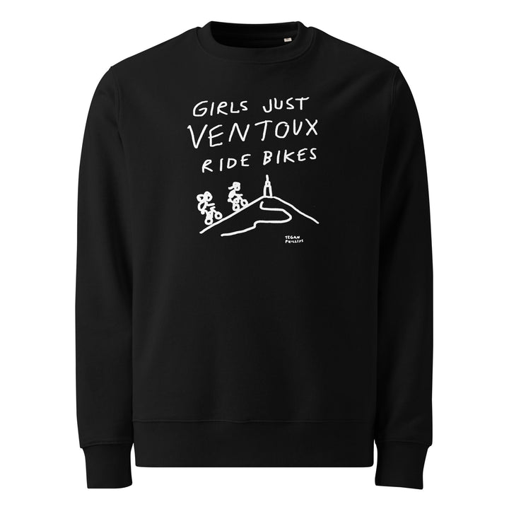 'Girls Just Ventoux Ride Bikes' Femmes Season Unisex organic sweatshirt - The Fun Shop by Tegan