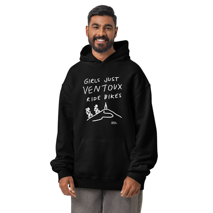 'Girls Just Ventoux Ride Bikes' Femmes Season Unisex oversized hoodie - The Fun Shop by Tegan