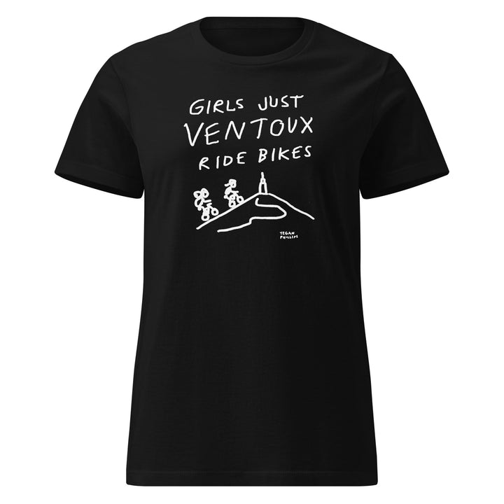 'Girls Just Ventoux Ride Bikes' Season of the Femmes Women’s Fitted tee - The Fun Shop by Tegan