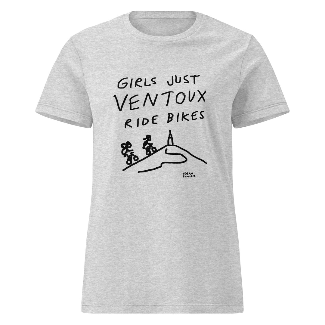 'Girls Just Ventoux Ride Bikes' Season of the Femmes Women’s Fitted tee - The Fun Shop by Tegan