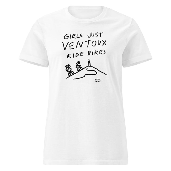 'Girls Just Ventoux Ride Bikes' Season of the Femmes Women’s Fitted tee - The Fun Shop by Tegan