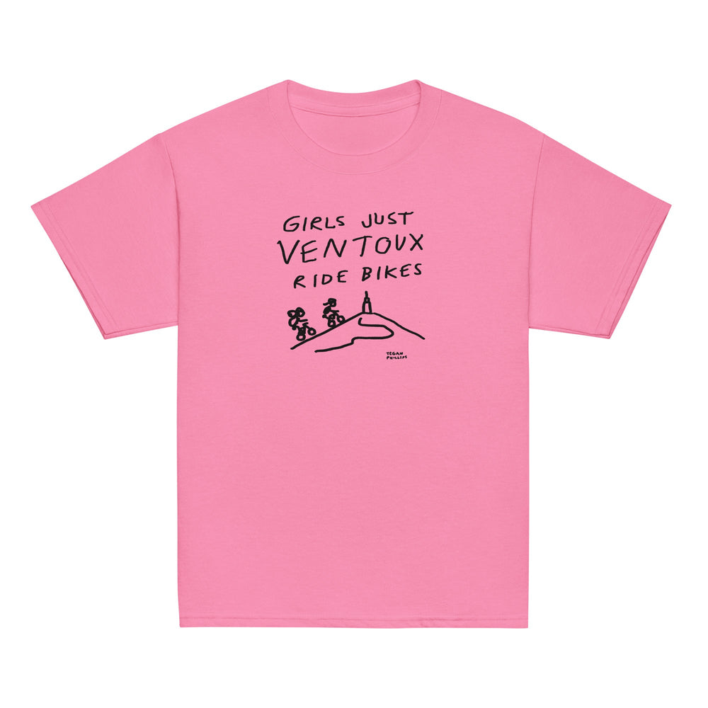 'Girls Just Ventoux Ride Bikes' Youth tee Femmes Season - The Fun Shop by Tegan