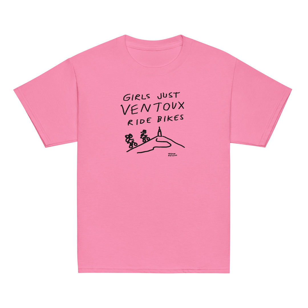 'Girls Just Ventoux Ride Bikes' Youth tee Femmes Season - The Fun Shop by Tegan