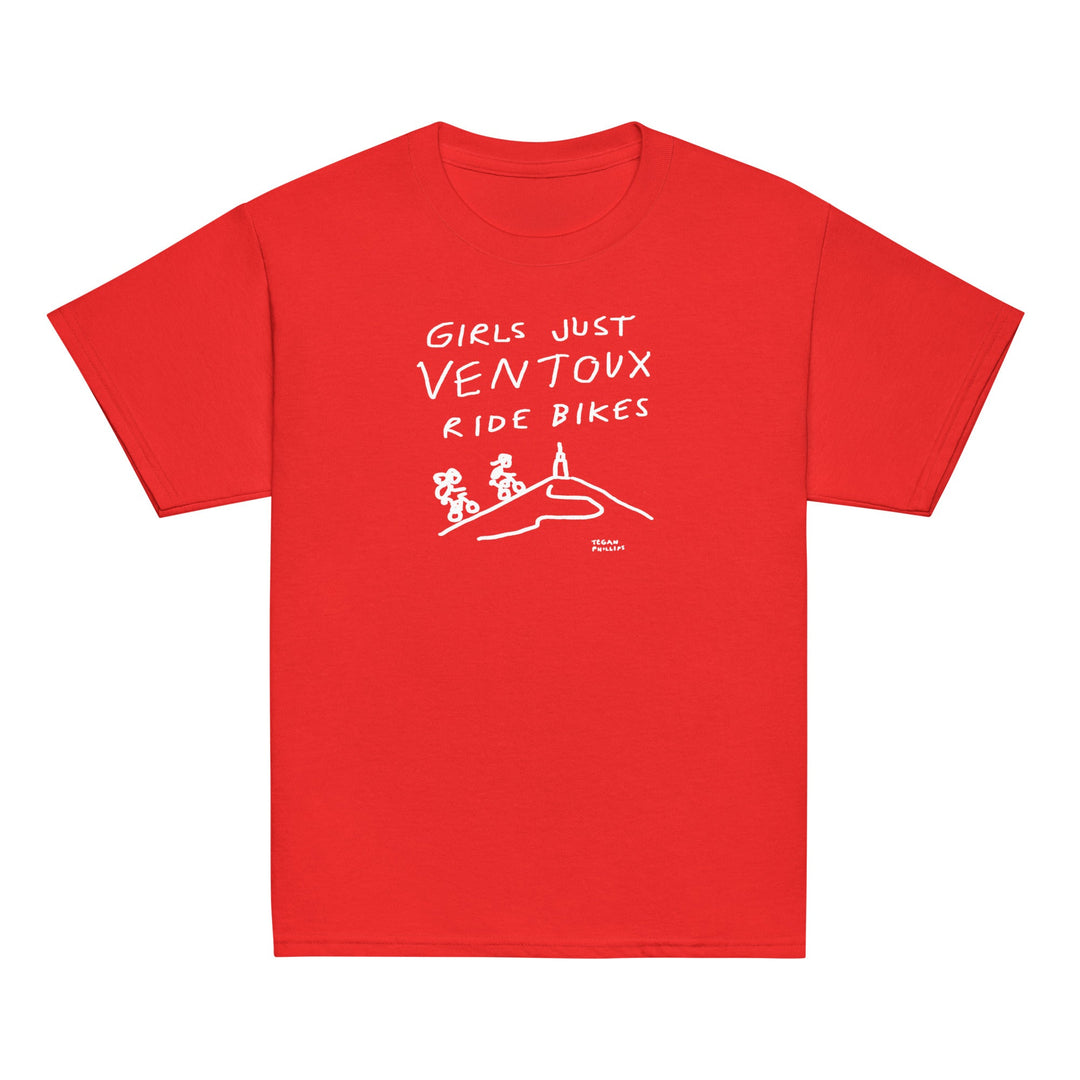 'Girls Just Ventoux Ride Bikes' Youth tee Femmes Season - The Fun Shop by Tegan