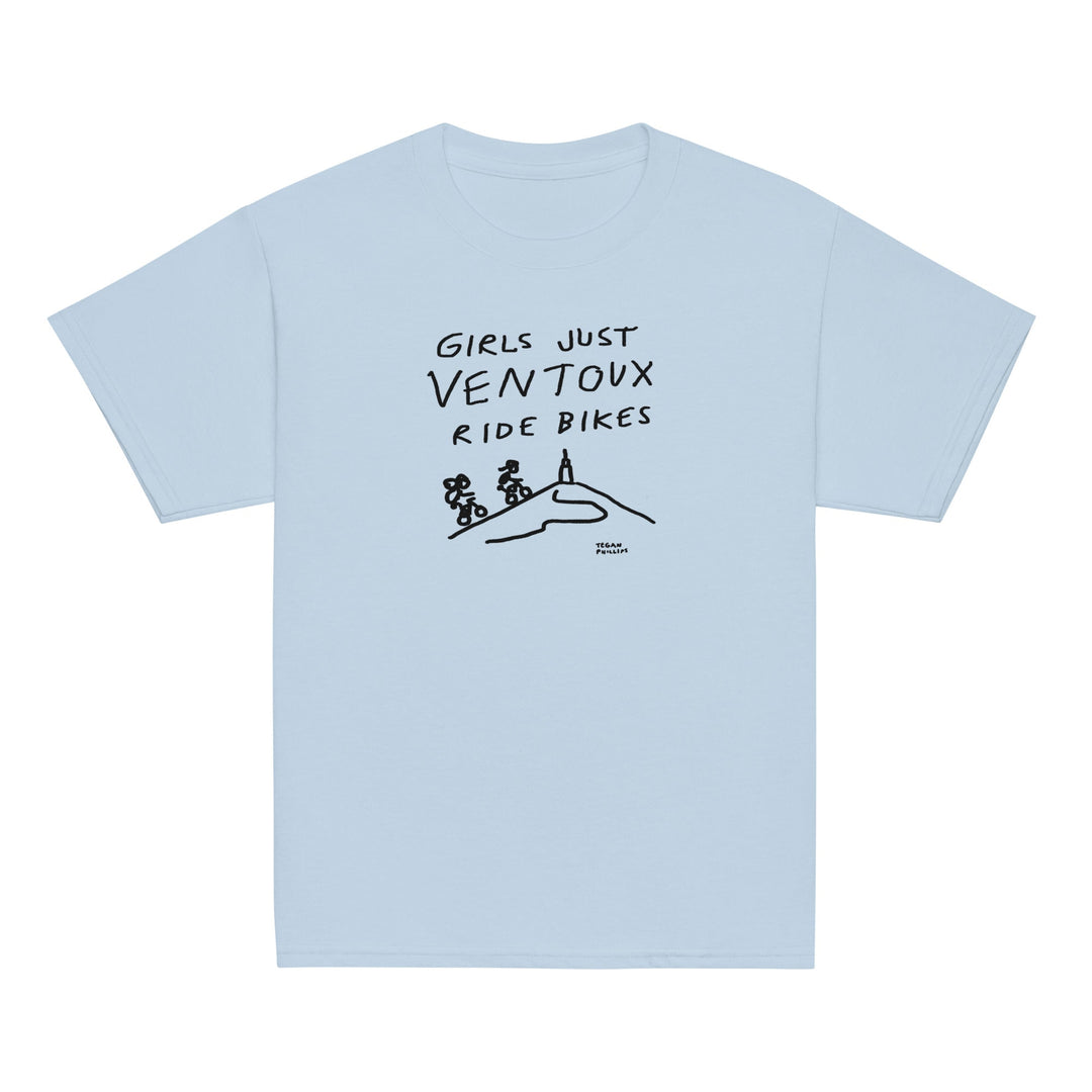 'Girls Just Ventoux Ride Bikes' Youth tee Femmes Season - The Fun Shop by Tegan