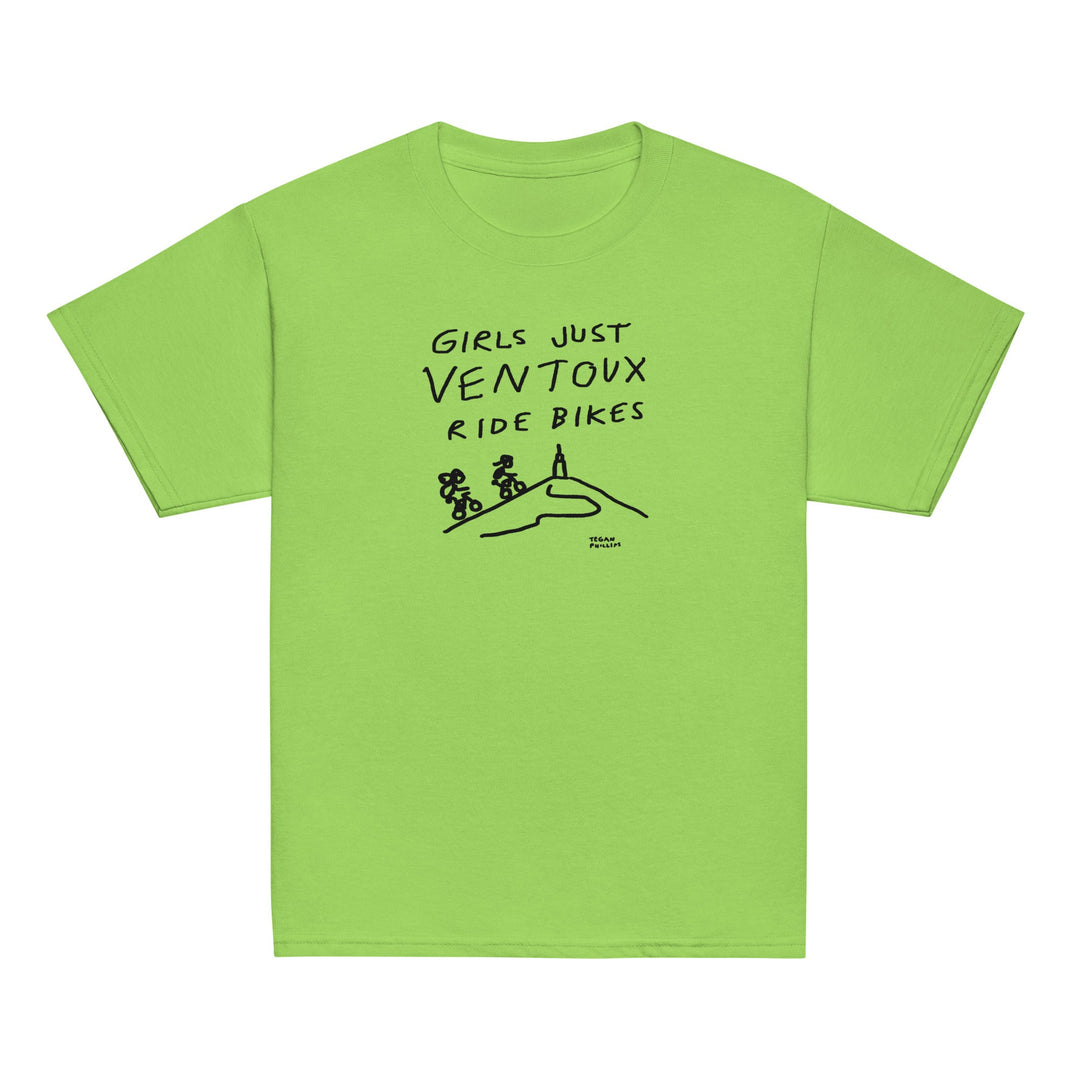 'Girls Just Ventoux Ride Bikes' Youth tee Femmes Season - The Fun Shop by Tegan
