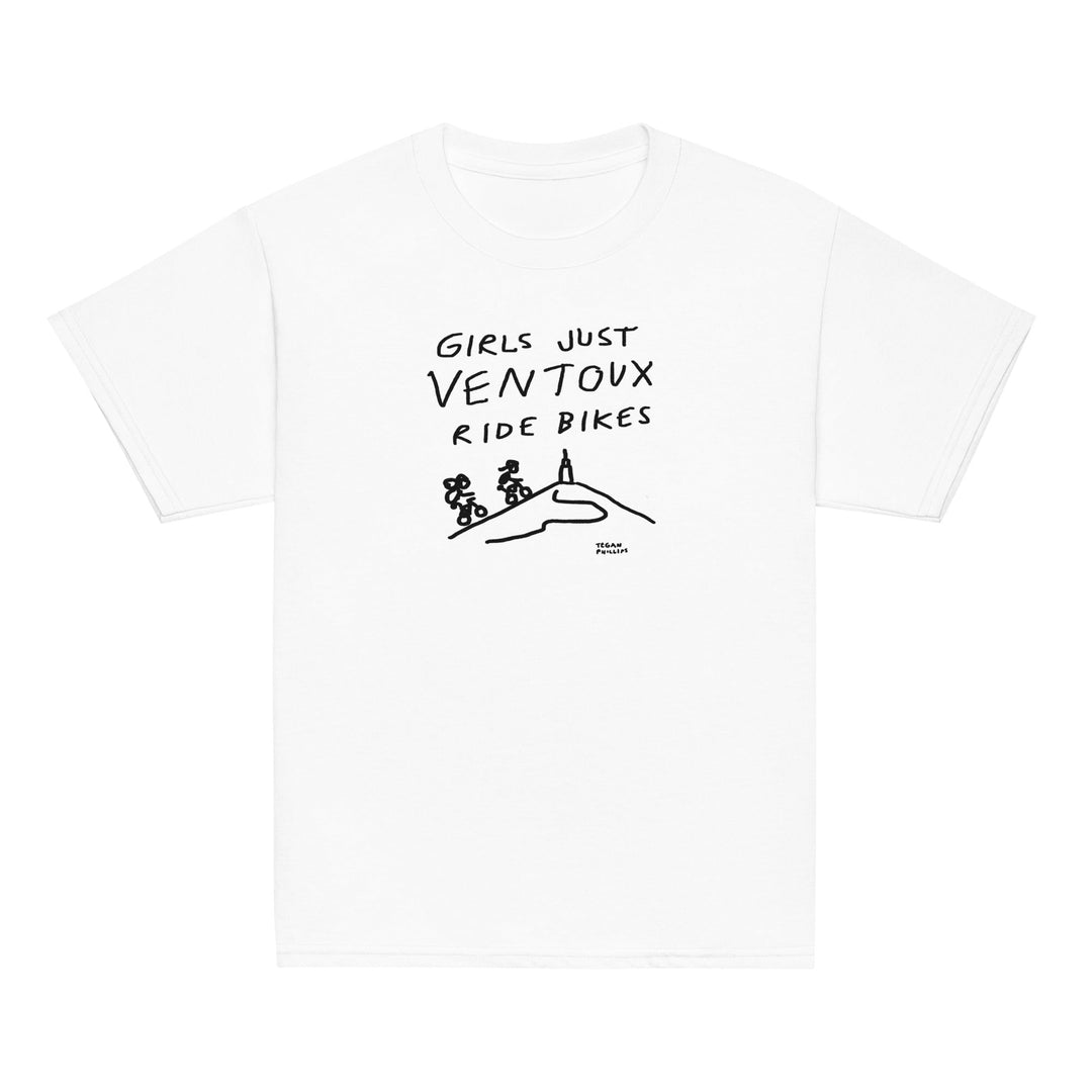 'Girls Just Ventoux Ride Bikes' Youth tee Femmes Season - The Fun Shop by Tegan
