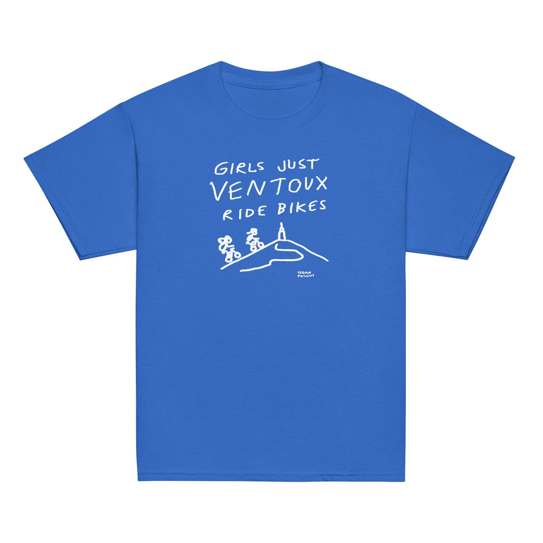 'Girls Just Ventoux Ride Bikes' Youth tee Femmes Season - The Fun Shop by Tegan