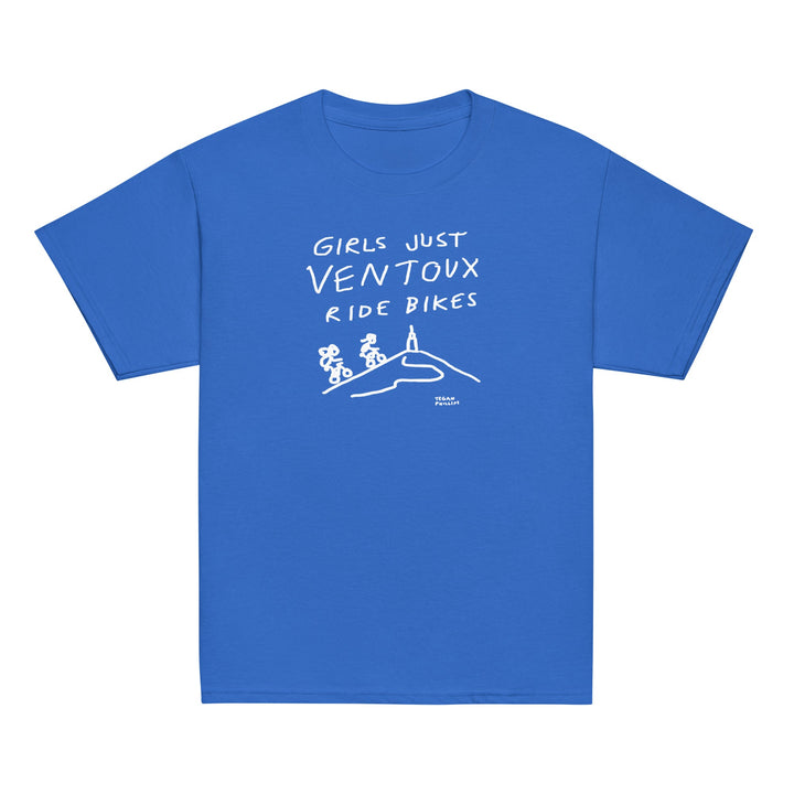 'Girls Just Ventoux Ride Bikes' Youth tee Femmes Season - The Fun Shop by Tegan