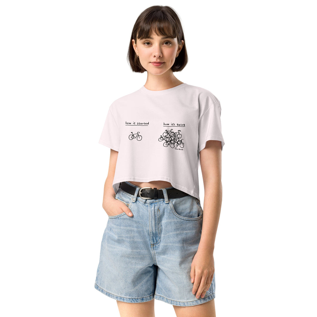 'How It started' Crop Tee - The Fun Shop by Tegan