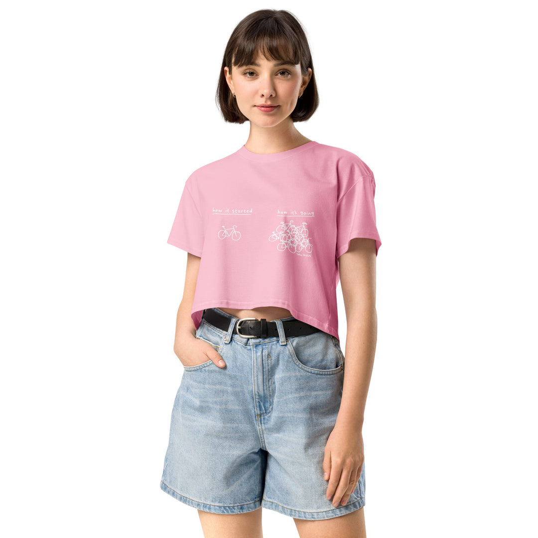 'How It started' Crop Tee - The Fun Shop by Tegan