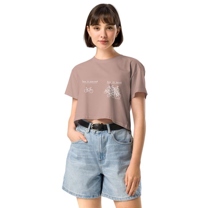 'How It started' Crop Tee - The Fun Shop by Tegan