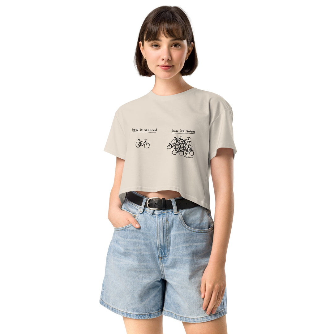 'How It started' Crop Tee - The Fun Shop by Tegan