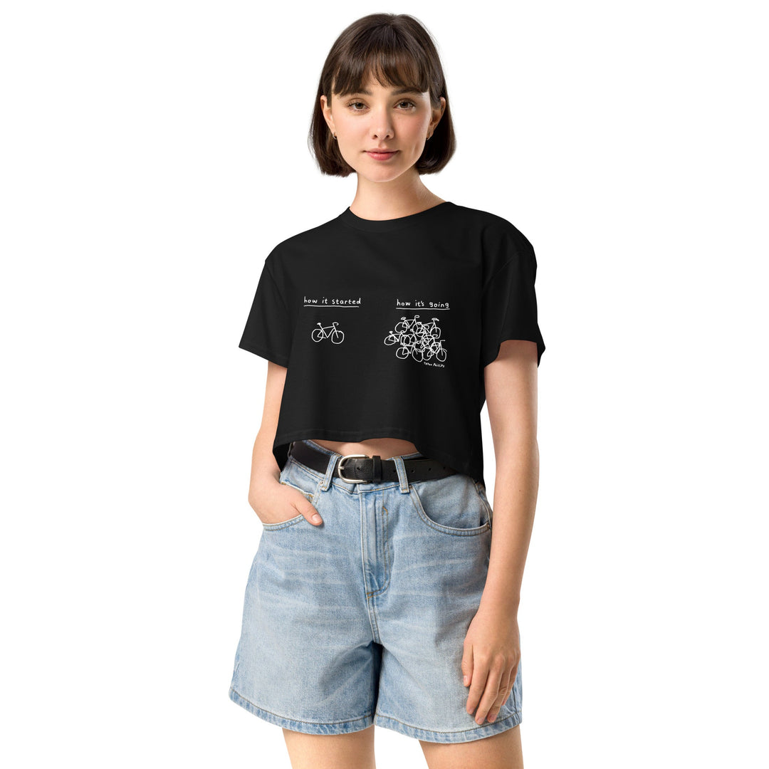 'How It started' Crop Tee - The Fun Shop by Tegan