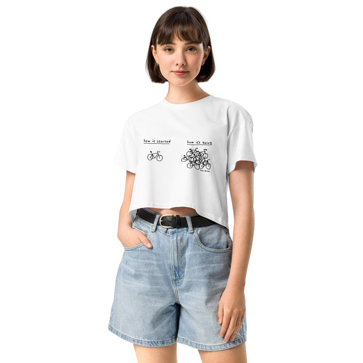 'How It started' Crop Tee - The Fun Shop by Tegan