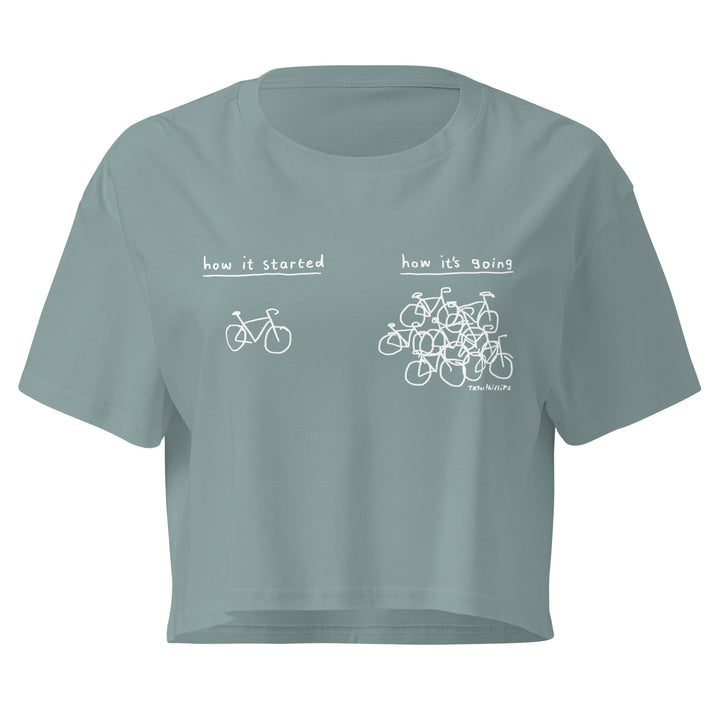 'How It started' Crop Tee - The Fun Shop by Tegan