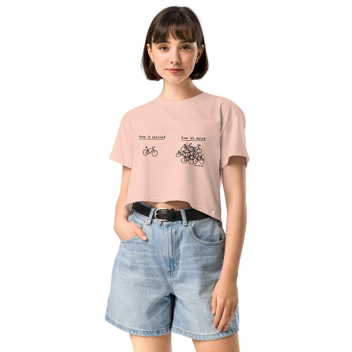 'How It started' Crop Tee - The Fun Shop by Tegan
