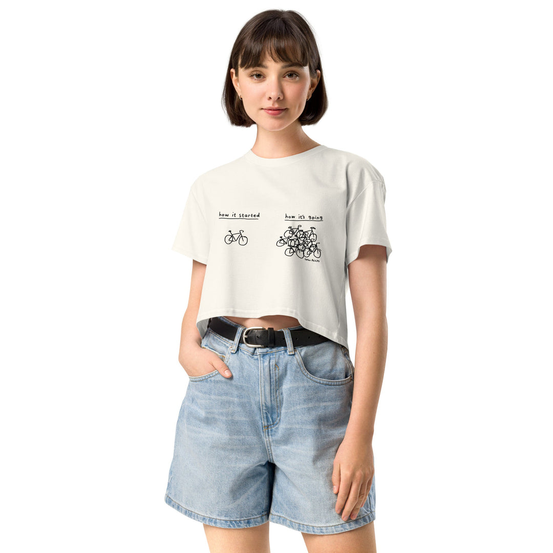 'How It started' Crop Tee - The Fun Shop by Tegan