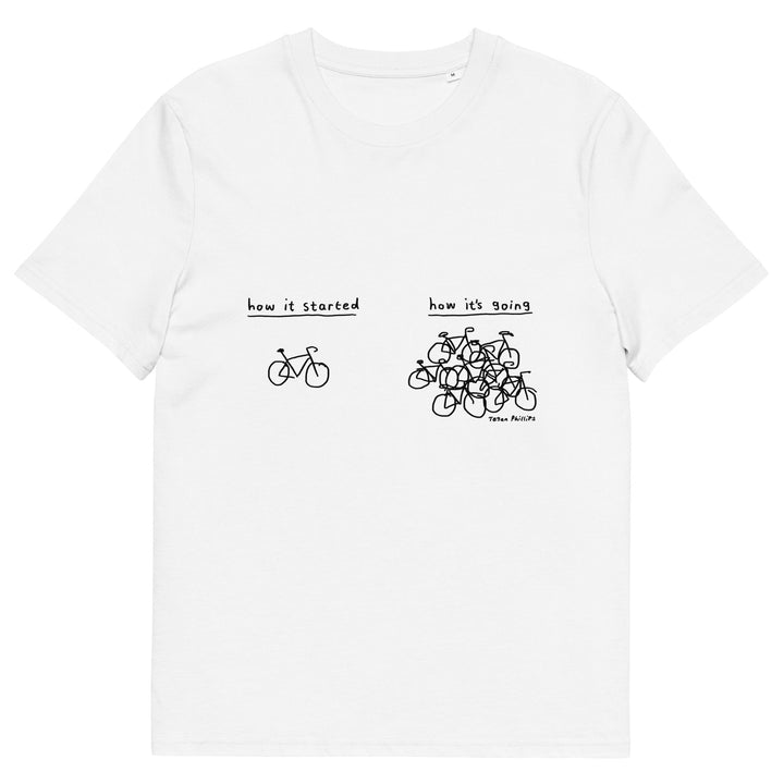 'How It Started' Unisex Organic Cotton Tee - The Fun Shop by Tegan