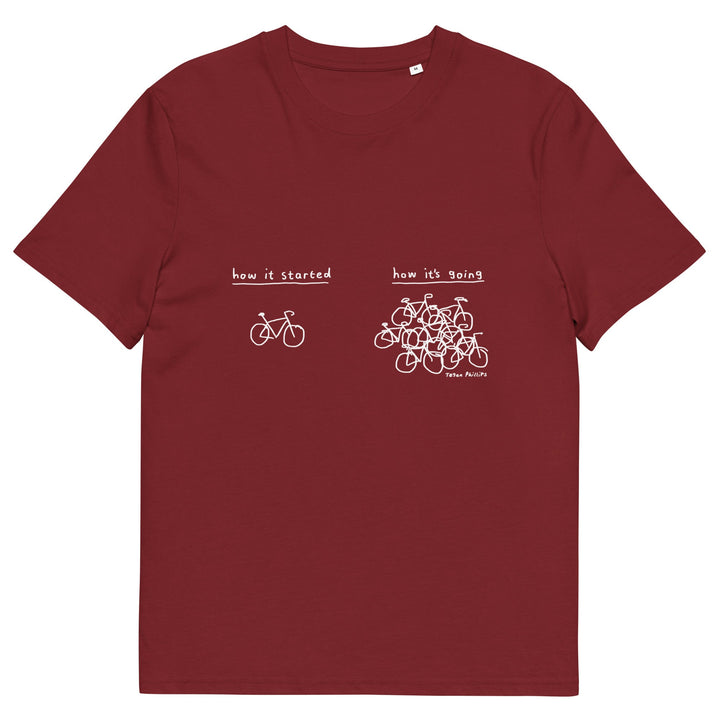'How It Started' Unisex Organic Cotton Tee - The Fun Shop by Tegan