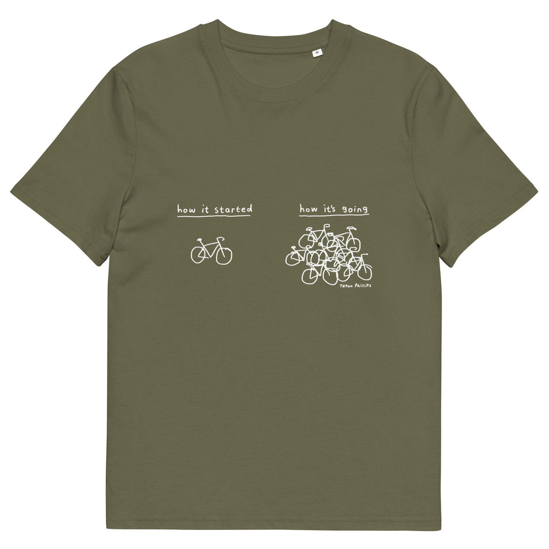 'How It Started' Unisex Organic Cotton Tee - The Fun Shop by Tegan