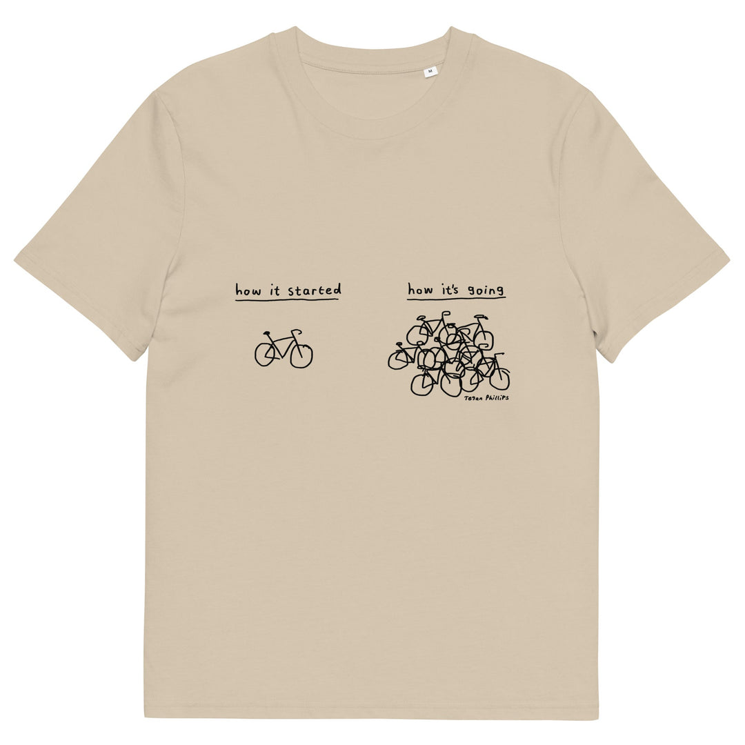 'How It Started' Unisex Organic Cotton Tee - The Fun Shop by Tegan