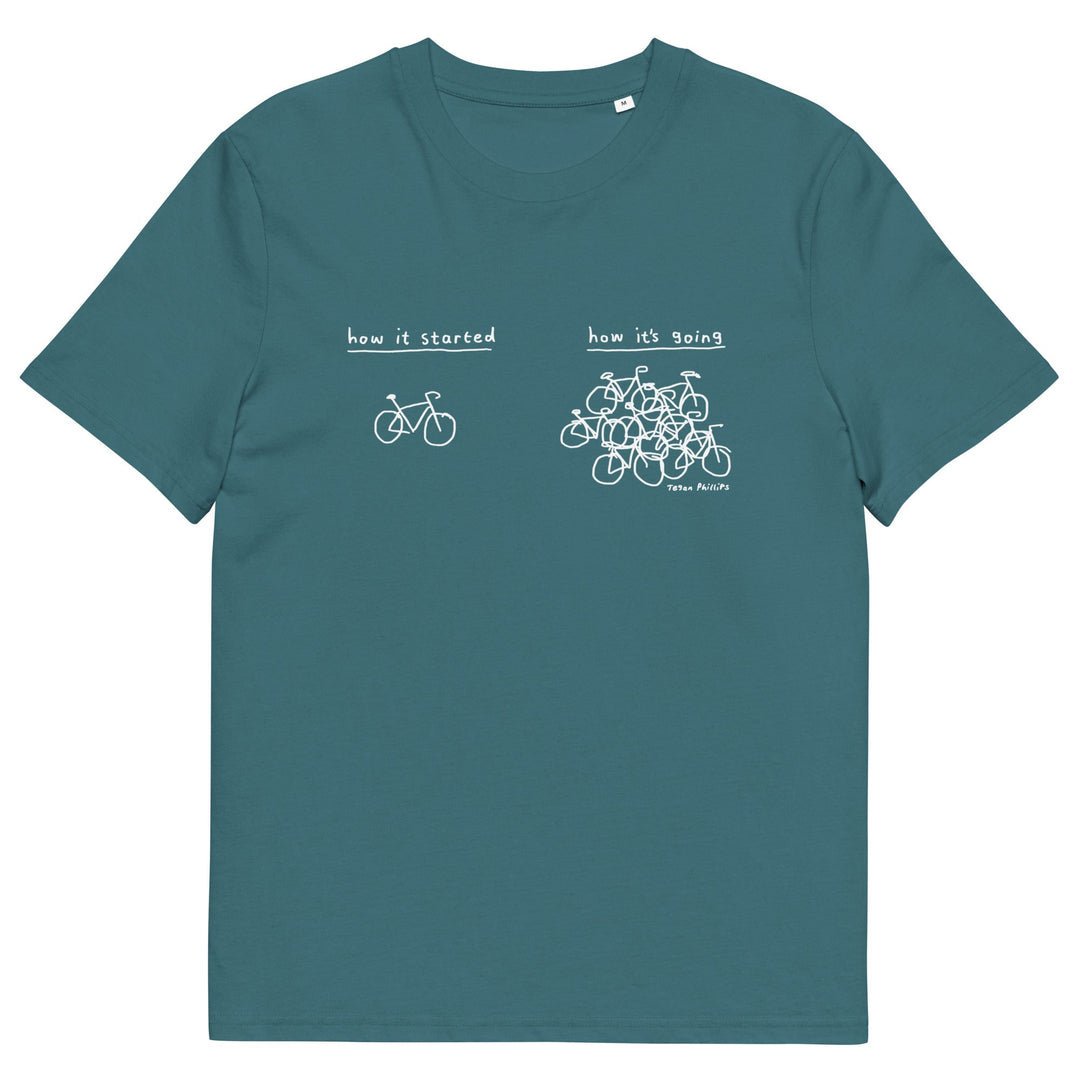 'How It Started' Unisex Organic Cotton Tee - The Fun Shop by Tegan