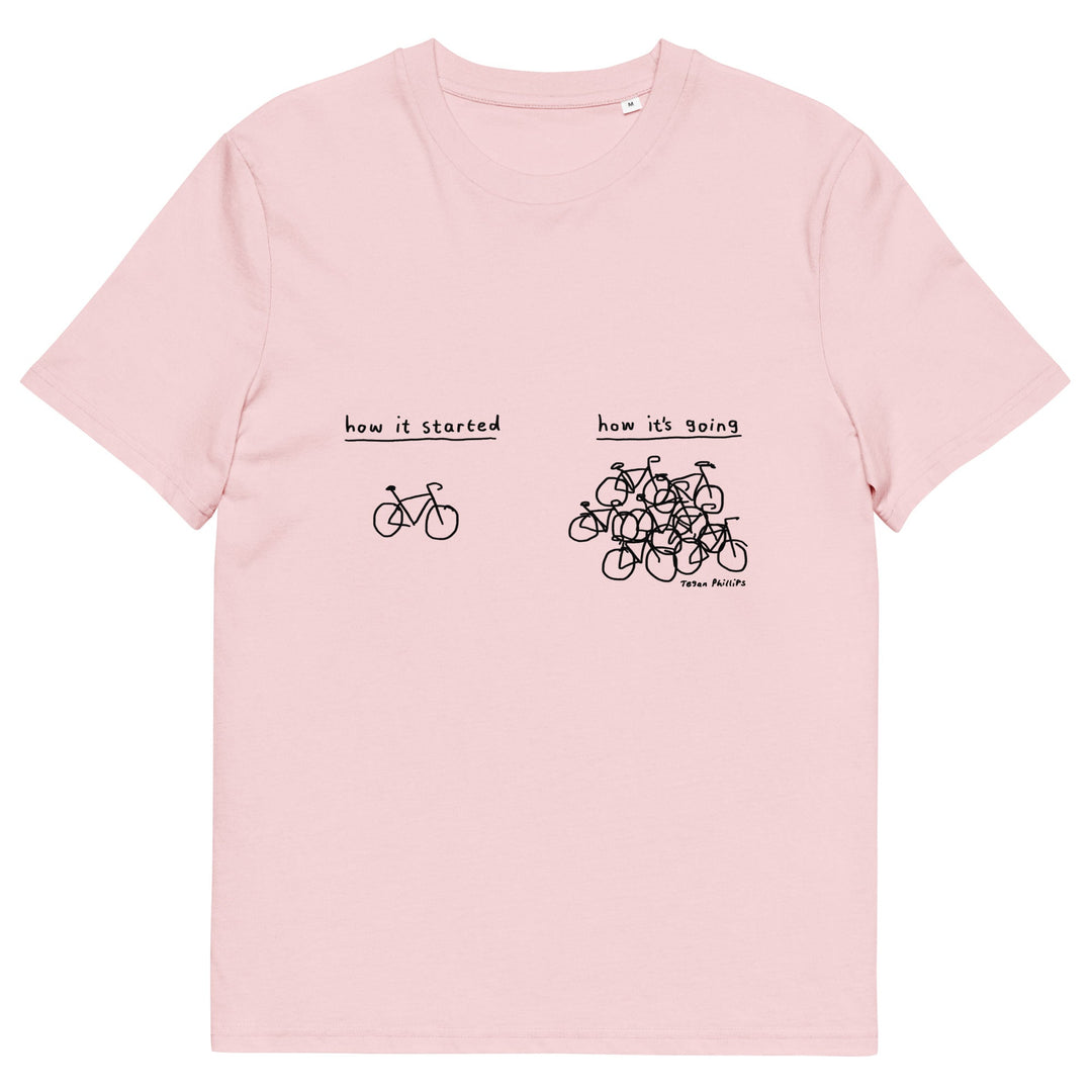 'How It Started' Unisex Organic Cotton Tee - The Fun Shop by Tegan