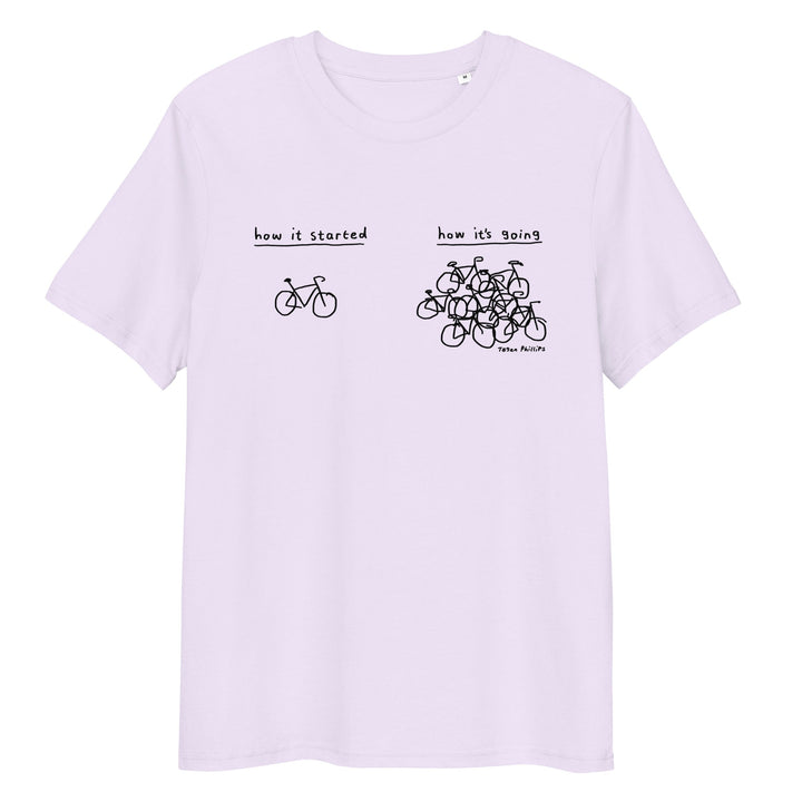 'How It Started' Unisex organic ribbed neck tee - The Fun Shop by Tegan