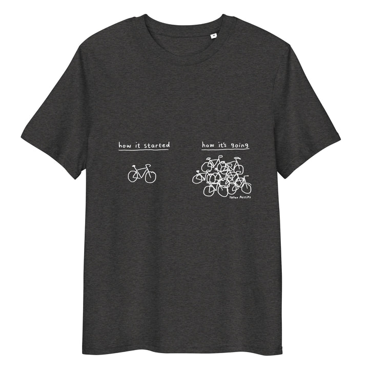 'How It Started' Unisex organic ribbed neck tee - The Fun Shop by Tegan
