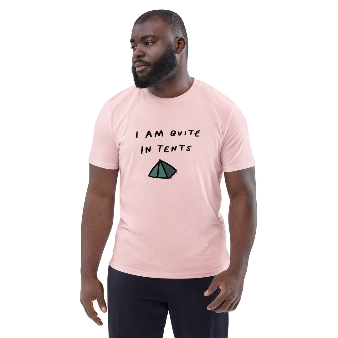 'I Am Quite In Tents' Organic Cotton Tee - THE FUN SHOP by Tegan