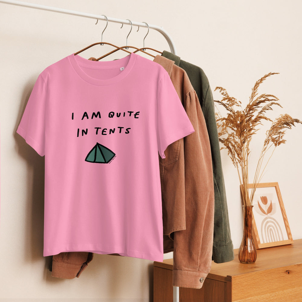 'I Am Quite In Tents' Women’s Fitted Tee - The Fun Shop by Tegan