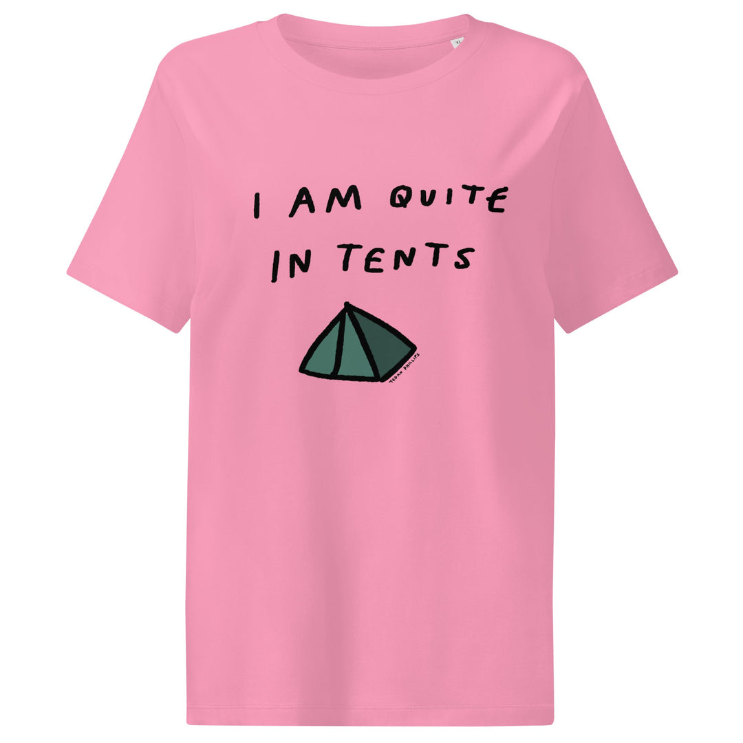 'I Am Quite In Tents' Women’s Fitted Tee - The Fun Shop by Tegan