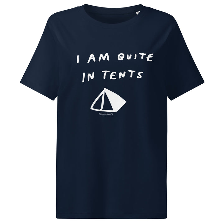 'I Am Quite In Tents' Women’s Fitted Tee - The Fun Shop by Tegan