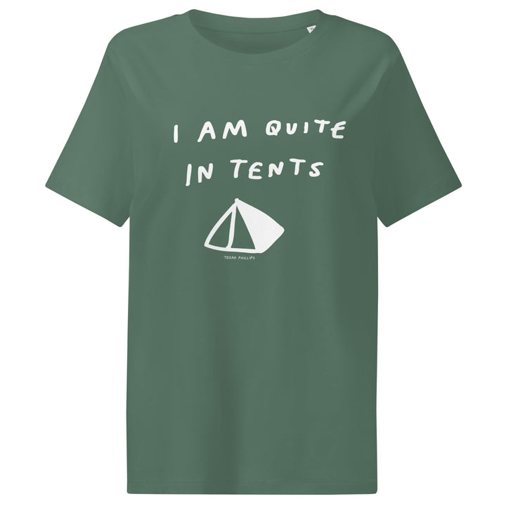 'I Am Quite In Tents' Women’s Fitted Tee - The Fun Shop by Tegan
