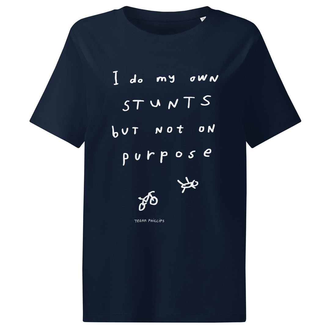 'I Do My Own Stunts But Not On Purpose' Women's Fitted Tee - The Fun Shop by Tegan
