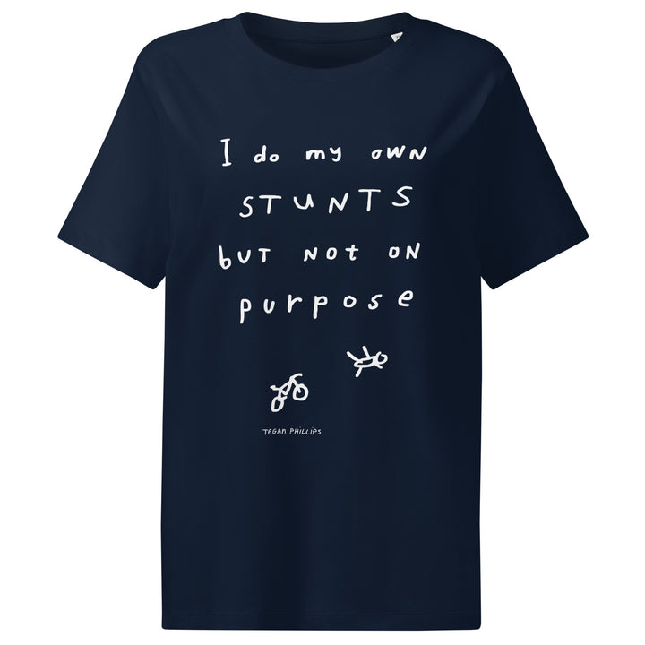 'I Do My Own Stunts But Not On Purpose' Women's Fitted Tee - The Fun Shop by Tegan