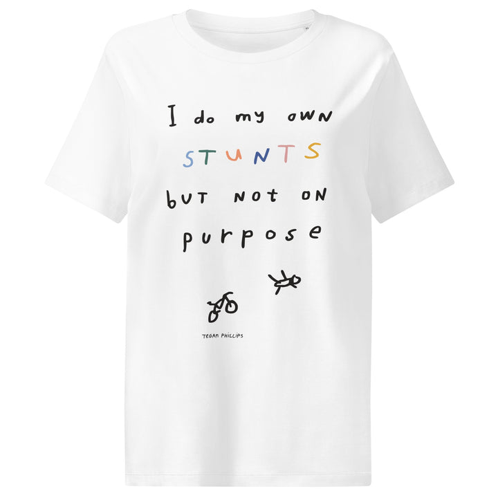 'I Do My Own Stunts But Not On Purpose' Women's Fitted Tee - The Fun Shop by Tegan